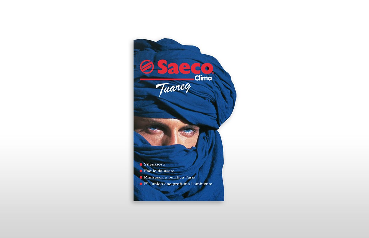 Campagna Stampa realizzata dall'agenzia di comunicazione New Appeal per Saeco Tuareg